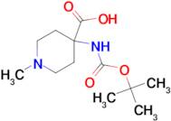 4-[(tert-butoxycarbonyl)amino]-1-methylpiperidine-4-carboxylic acid