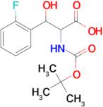 2-[(tert-butoxycarbonyl)amino]-3-(2-fluorophenyl)-3-hydroxypropanoic acid