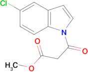 methyl 3-(5-chloro-1H-indol-1-yl)-3-oxopropanoate