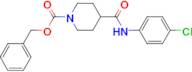 benzyl 4-{[(4-chlorophenyl)amino]carbonyl}piperidine-1-carboxylate