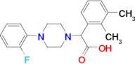 2-(2,3-Dimethylphenyl)-2-[4-(2-fluorophenyl)piperazin-1-yl]acetic acid