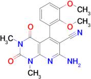 7-amino-5-(2,3-dimethoxyphenyl)-1,3-dimethyl-2,4-dioxo-1,2,3,4-tetrahydropyrido[2,3-d]pyrimidine...