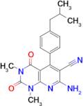 7-amino-5-(4-isobutylphenyl)-1,3-dimethyl-2,4-dioxo-1,2,3,4-tetrahydropyrido[2,3-d]pyrimidine-6-carbonitrile