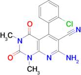 7-amino-5-(2-chlorophenyl)-1,3-dimethyl-2,4-dioxo-1,2,3,4-tetrahydropyrido[2,3-d]pyrimidine-6-ca...