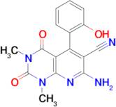 7-amino-5-(2-hydroxyphenyl)-1,3-dimethyl-2,4-dioxo-1,2,3,4-tetrahydropyrido[2,3-d]pyrimidine-6-carbonitrile