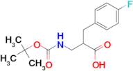 2-(N-Boc-aminomethyl)-3-(4-fluorophenyl)propionic acid