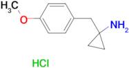 1-(4-methoxybenzyl)cyclopropanamine hydrochloride