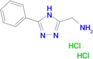 (5-Phenyl-1H-1,2,4-triazol-3-yl)methylamine dihydrochloride