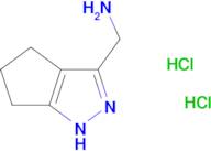 (1,4,5,6-tetrahydrocyclopenta[c]pyrazol-3-ylmethyl)amine dihydrochloride