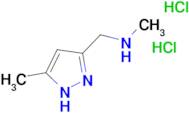 N-Methyl-1-(3-methyl-1H-pyrazol-5-yl)methanamine dihydrochloride