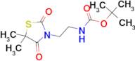 tert-butyl 2-(5,5-dimethyl-2,4-dioxothiazolidin-3-yl)ethylcarbamate