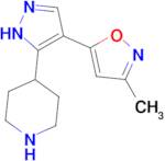 4-[4-(3-methylisoxazol-5-yl)-1H-pyrazol-3-yl]piperidine