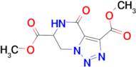 dimethyl 4-oxo-4,5,6,7-tetrahydro[1,2,3]triazolo[1,5-a]pyrazine-3,6-dicarboxylate