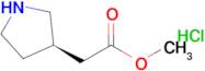 METHYL (R)-PYRROLIDINE-3-ACETATE HCL