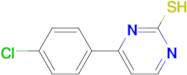 4-(4-CHLORO-PHENYL)-PYRIMIDINE-2-THIOL