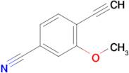 4-ETHYNYL-3-METHOXYBENZONITRILE