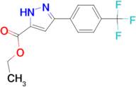 ETHYL 3-(4-(TRIFLUOROMETHYL)PHENYL)-1H-PYRAZOLE-5-CARBOXYLATE