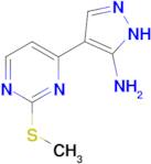 4-(2-(METHYLTHIO)PYRIMIDIN-4-YL)-1H-PYRAZOL-5-AMINE