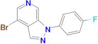 4-BROMO-1-(4-FLUOROPHENYL)-1H-PYRAZOLO[3,4-C]PYRIDINE