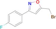 5-(BROMOMETHYL)-3-(4-FLUOROPHENYL)ISOXAZOLE