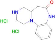 1,2,3,4,4A,5-Hexahydrobenzo[b]pyrazino[1,2-d][1,4]diazepin-6(7H)-one dihydrochloride