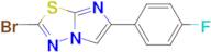 2-BROMO-6-(4-FLUOROPHENYL)IMIDAZO[2,1-B][1,3,4]THIADIAZOLE