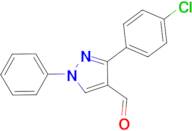 3-(4-CHLOROPHENYL)-1-PHENYL-1H-PYRAZOLE-4-CARBALDEHYDE