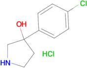 3-(4-CHLOROPHENYL)PYRROLIDIN-3-OL HCL