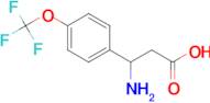 3-AMINO-3-(4-(TRIFLUOROMETHOXY)PHENYL)PROPANOIC ACID