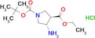 (3R,4S)-4-AMINO-1-BOC-3-PYRROLIDINECARBOXYLIC ACID ETHYL ESTER HCL