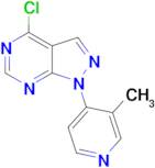 4-CHLORO-1-(3-METHYLPYRIDIN-4-YL)-1H-PYRAZOLO[3,4-D]PYRIMIDINE