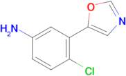 4-CHLORO-3-(OXAZOL-5-YL)ANILINE