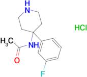 N-(4-(3-FLUOROPHENYL)PIPERIDIN-4-YL)ACETAMIDE HCL