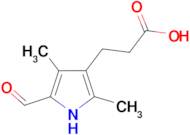 3-(5-Formyl-2,4-dimethyl-1H-pyrrol-3-yl)propanoic acid