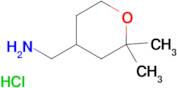 (2,2-DIMETHYLTETRAHYDRO-2H-PYRAN-4-YL)METHANAMINE HCL