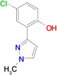 4-CHLORO-2-(1-METHYL-1H-PYRAZOL-3-YL)PHENOL