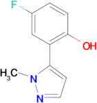 4-FLUORO-2-(1-METHYL-1H-PYRAZOL-5-YL)PHENOL