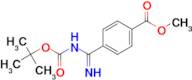 METHYL 4-(N-BOC-CARBAMIMIDOYL)BENZOATE