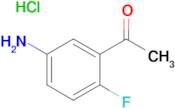 1-(5-AMINO-2-FLUOROPHENYL)ETHANONE HCL