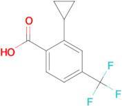 2-CYCLOPROPYL-4-(TRIFLUOROMETHYL)BENZOIC ACID