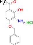 1-(3-AMINO-4-(BENZYLOXY)-2-HYDROXYPHENYL)ETHANONE HCL
