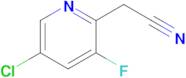 2-(5-CHLORO-3-FLUOROPYRIDIN-2-YL)ACETONITRILE