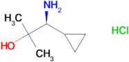 (S)-1-AMINO-1-CYCLOPROPYL-2-METHYLPROPAN-2-OL HCL