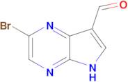 2-BROMO-5H-PYRROLO[2,3-B]PYRAZINE-7-CARBALDEHYDE