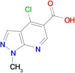4-CHLORO-1-METHYL-1H-PYRAZOLO[3,4-B]PYRIDINE-5-CARBOXYLIC ACID