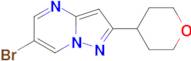 6-BROMO-2-(TETRAHYDRO-2H-PYRAN-4-YL)PYRAZOLO[1,5-A]PYRIMIDINE