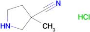 3-Cyano-3-methylpyrrolidine hydrochloride