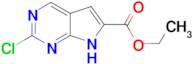 ETHYL 2-CHLORO-7H-PYRROLO[2,3-D]PYRIMIDINE-6-CARBOXYLATE