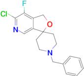 1'-BENZYL-6-CHLORO-7-FLUORO-1H-SPIRO[FURO[3,4-C]PYRIDINE-3,4'-PIPERIDINE]