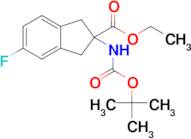 ETHYL 2-(BOC-AMINO)-5-FLUORO-2,3-DIHYDRO-1H-INDENE-2-CARBOXYLATE